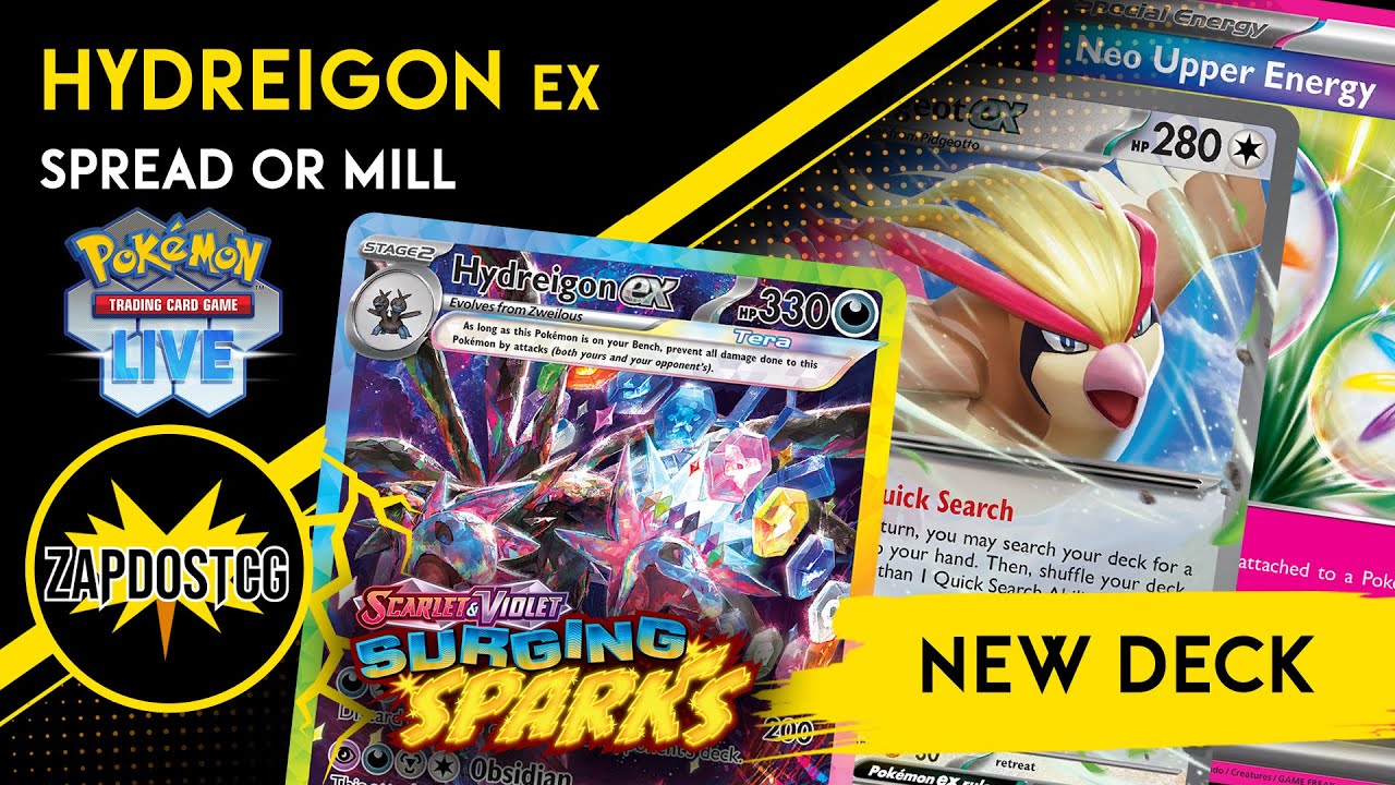 New Hydreigon ex Deck Is Actually Amazing - Surging Sparks (Pokemon TCG)
