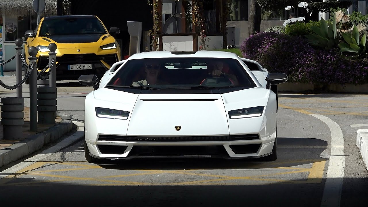 Supercars in Puerto Banus March 2025 | Countach, Daytona SP3, AMG GTR Roadster, 812 GTS, GT3RS