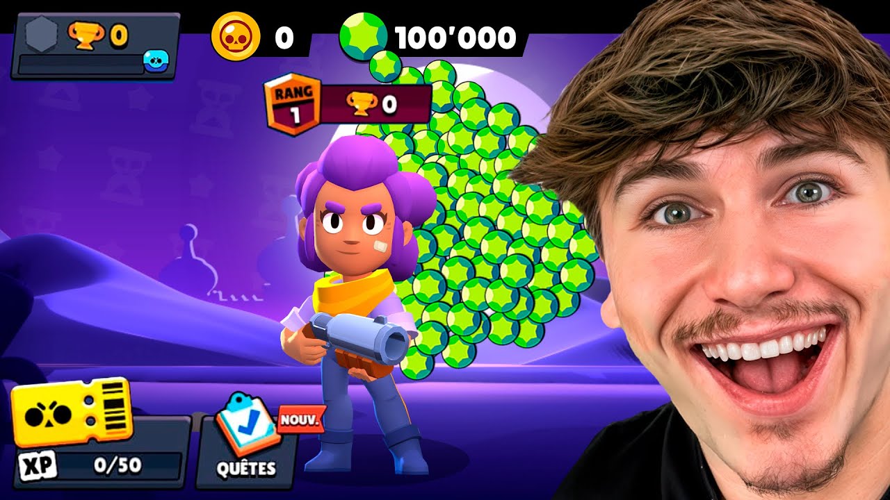 ARGENT ILLIMIT&Eacute; SUR BRAWL STARS !! (Incroyable)