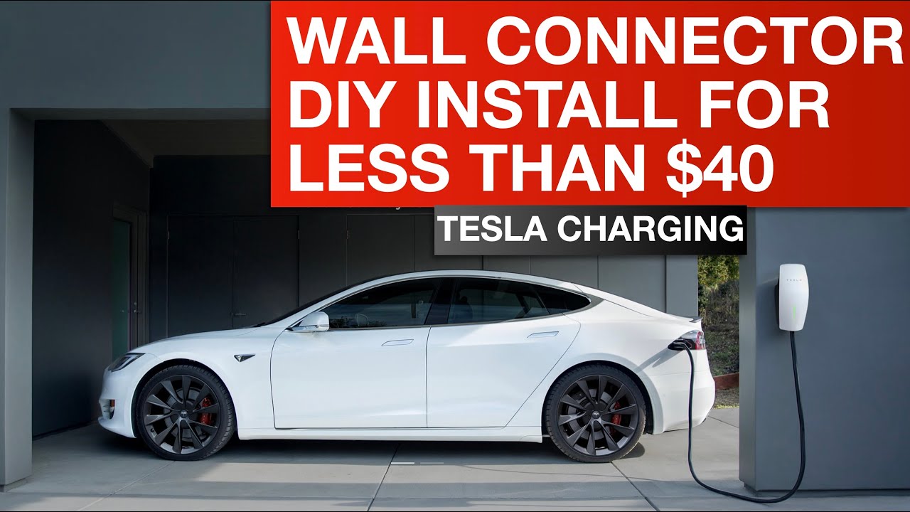 Самостоятельная установка настенного разъема Tesla менее чем за 40 долларов