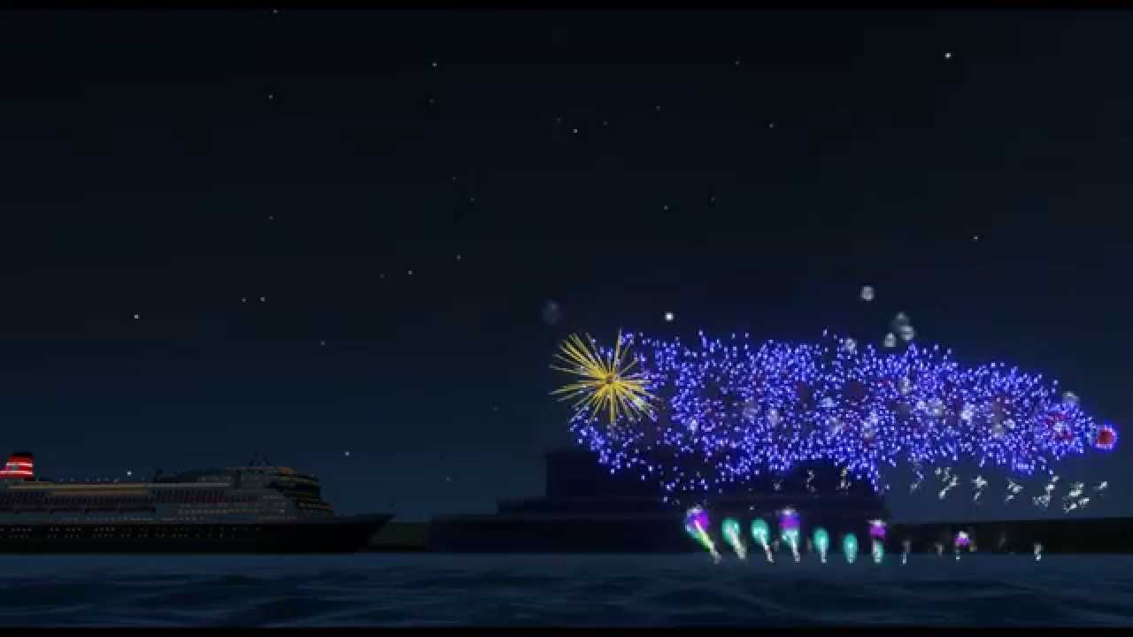 Great British Line  New Year fireworks