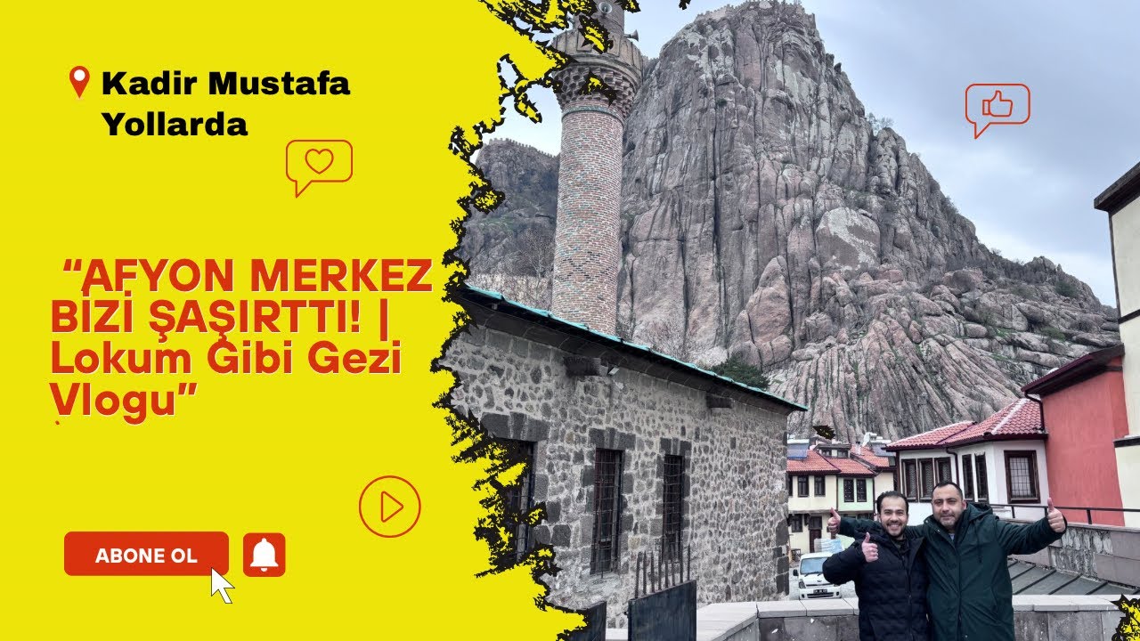 “AFYON MERKEZ BİZİ ŞAŞIRTTI! | Lokum Gibi Gezi Vlogu”   | Afyon Turu |