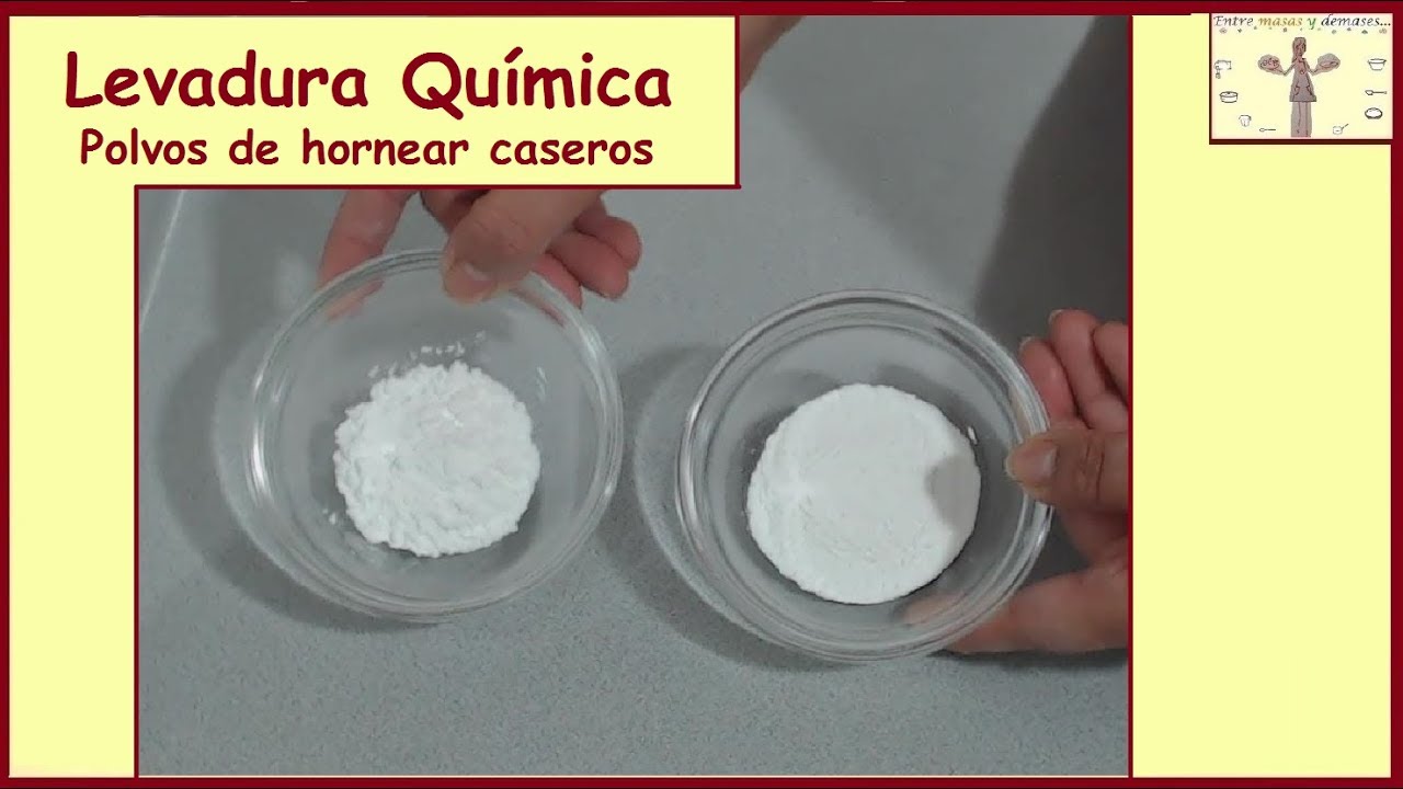 Como hacer Polvos de Honear - Levadura química  - Tutorial didáctico - Tutorial cocina