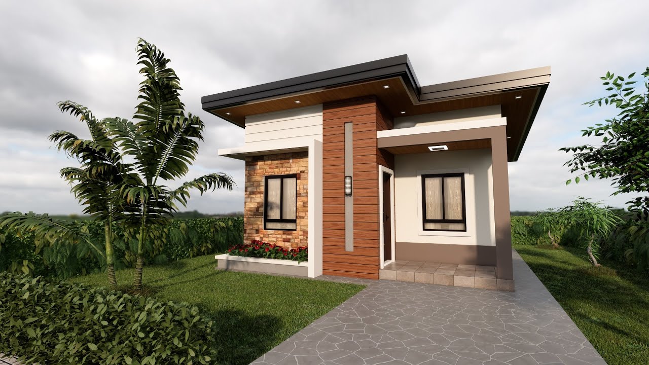 Simple House Design With 1 Bedroom (42 SQM)