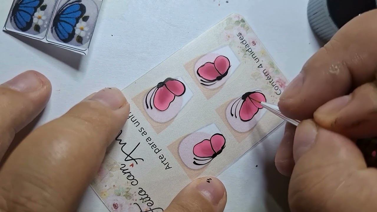 Adesivos de Unhas - Modelinho 43 (Borboletas)