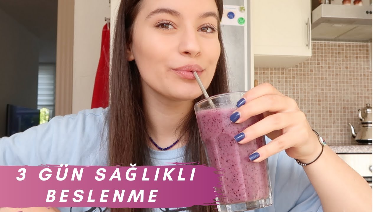 3 GÜNLÜK SAĞLIKLI BESLENME RUTİNİM!🍋🍏🍵