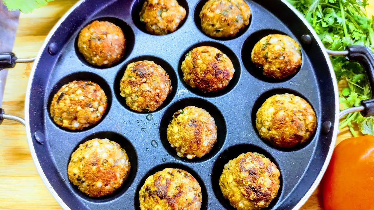 Sabudana Appe/Vada Recipe / Less oil Recipe / Falahari Appe Recipe / Kitchen Gyaan