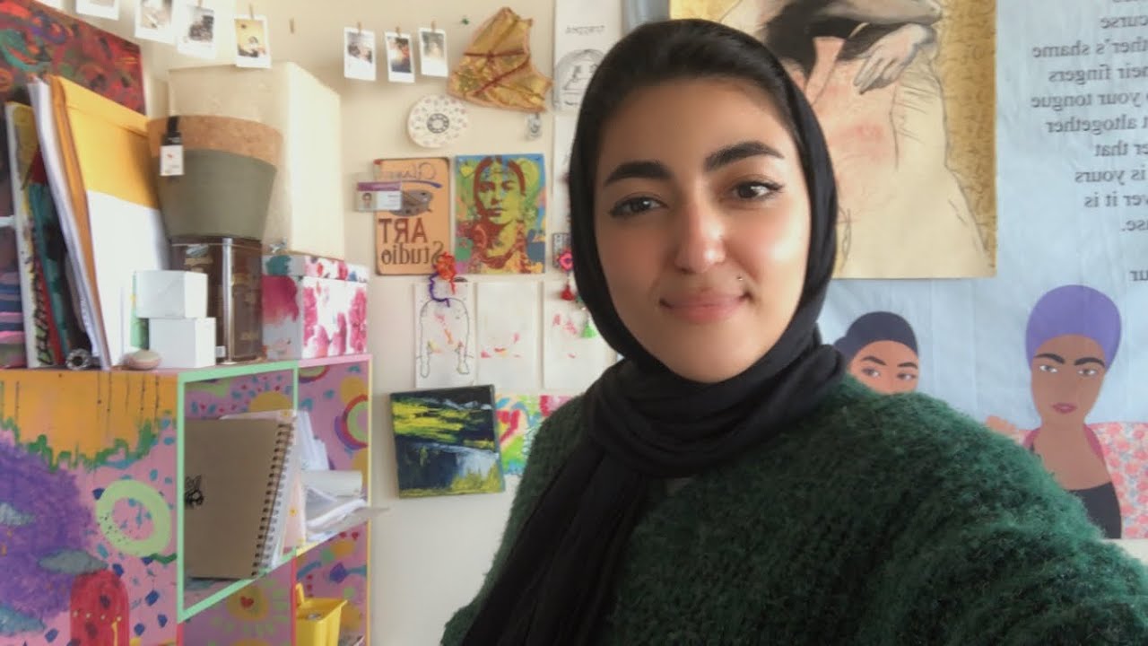 Al-Bustan Fil Bayt:  Art Therapist ALAA ALHAJJI Makes Affirming Collage