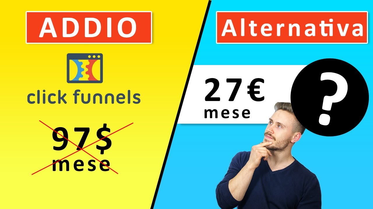 Migliore alternativa a ClickFunnels a soli 27€/mese! Risparmi €700+ all’anno