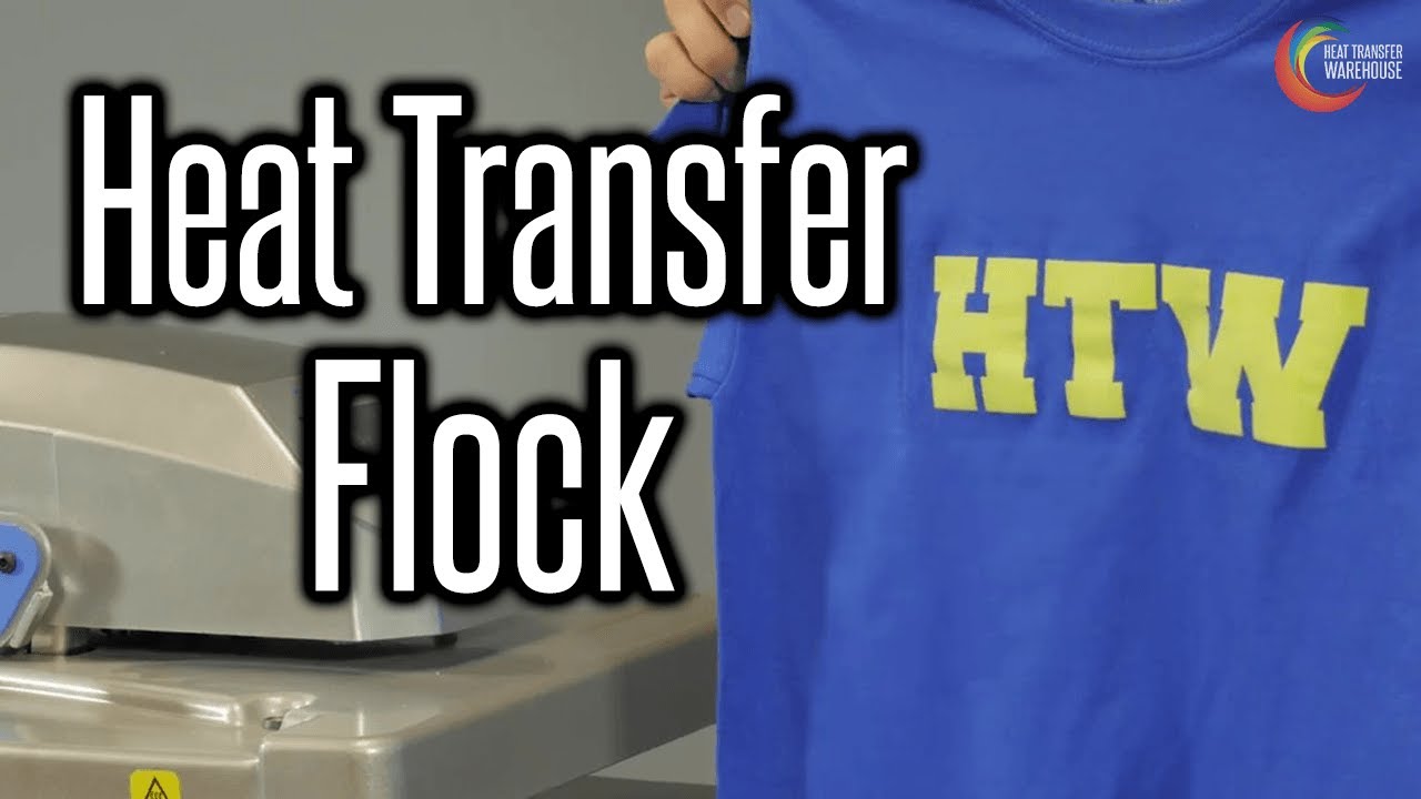 Heat Transfer Flock  HTV Tutorial