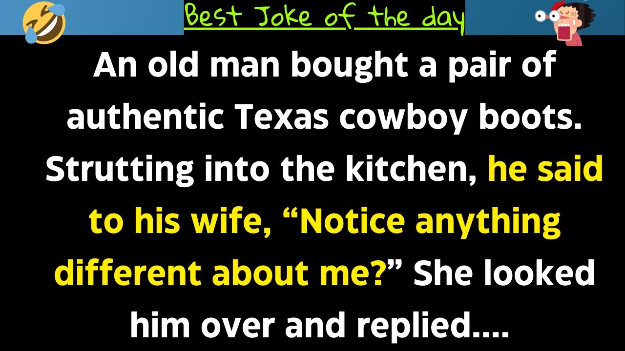 🤣He Thought the Boots Were the Problem — His Wife Disagreed #jokes