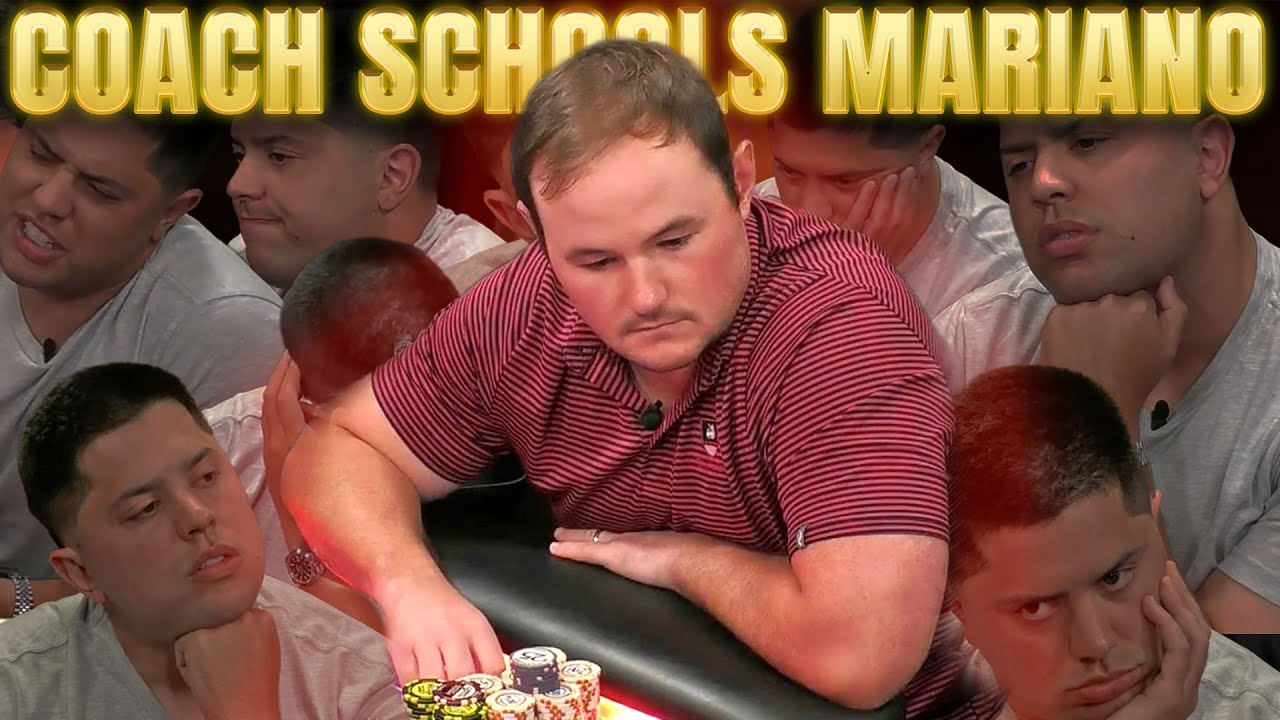 High Stakes Poker Coach Shows Mariano His Place On The Felt @Hustler Casino Live