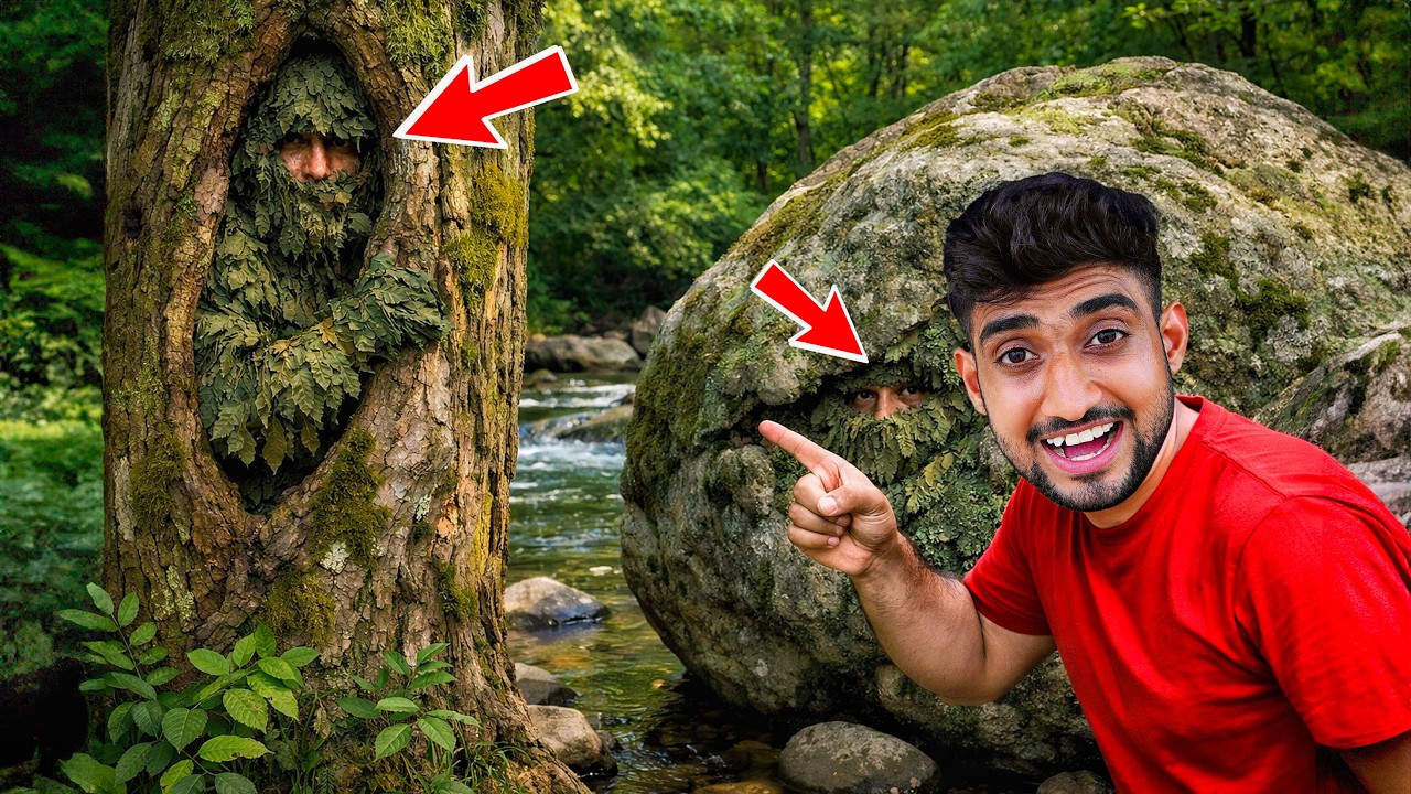Extreme Camouflage Hide and Seek in the Jungle