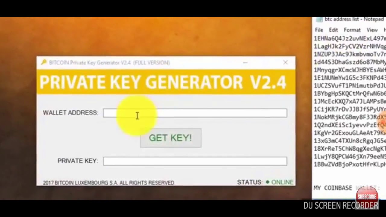 Bitcoin private key generator  V2 4 full  new version
