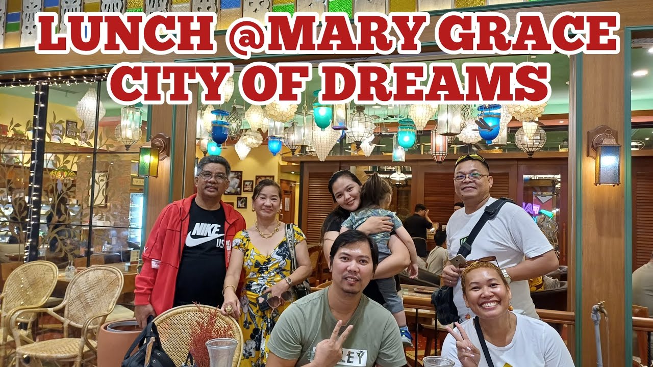 MARY GRACE, CITY OF DREAMS: NAG LUNCH KAMI DITO #business #transactions #marygrace #cityofdreams