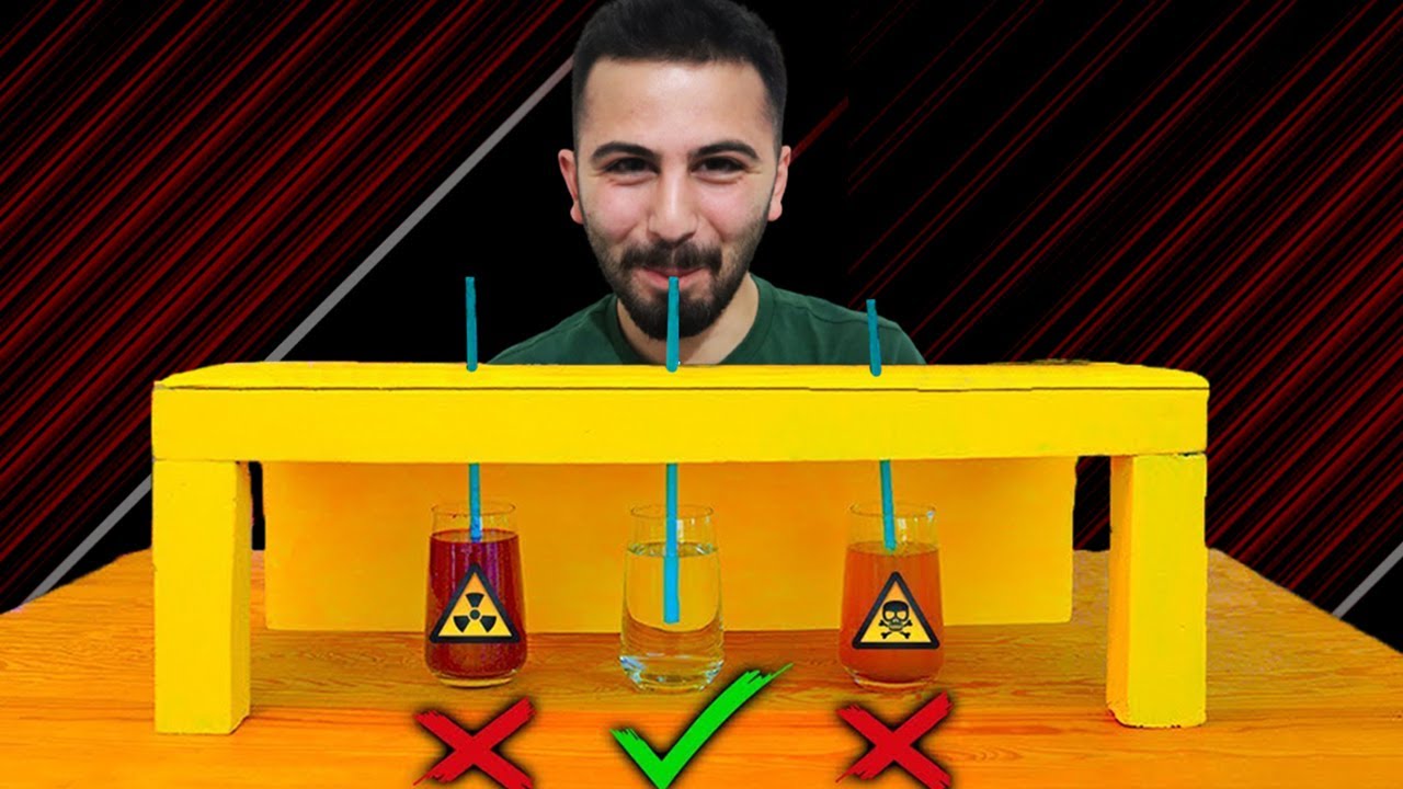 HAYATTA KALMAK İÇİN DOĞRU PİPETİ SEÇME CHALLENGE!? ( CEZALI )