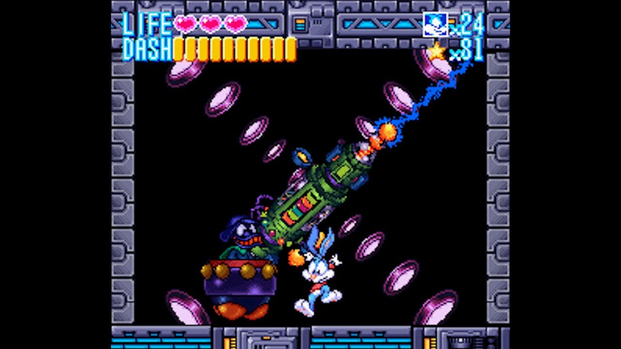 Tiny Toon Adventures (SNES): Buster Busts Loose!: Stage 6: Space Opera (Final Boss & Hard Ending)
