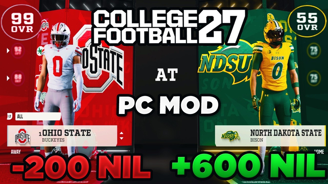 Как заработать больше NIL в режиме Dynasty в College Football 27 | Мод для CFB 27 на ПК