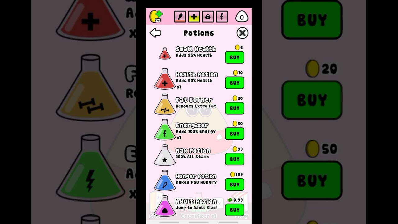 pou games android 