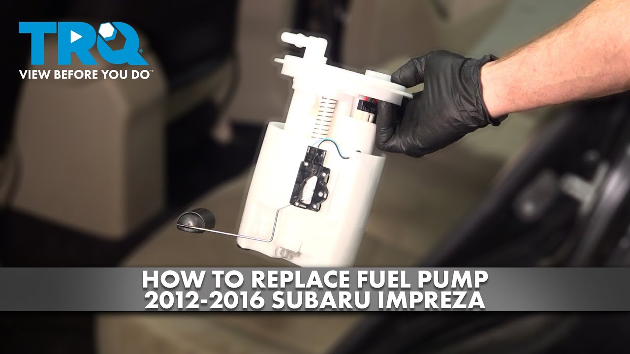 Как заменить топливный насос Subaru Impreza 2012-2016