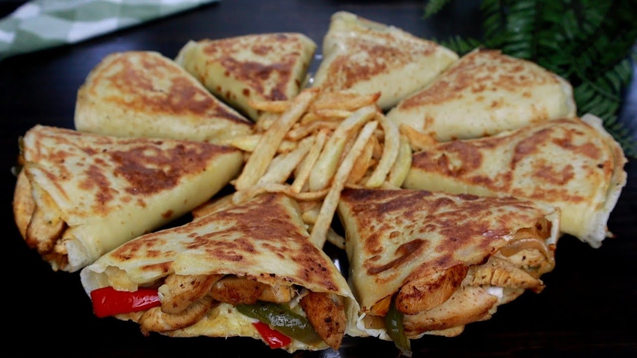 Готовьте так блины с курицей!  Вкусный рецепт, который превзойдет ваши ожидания 😋