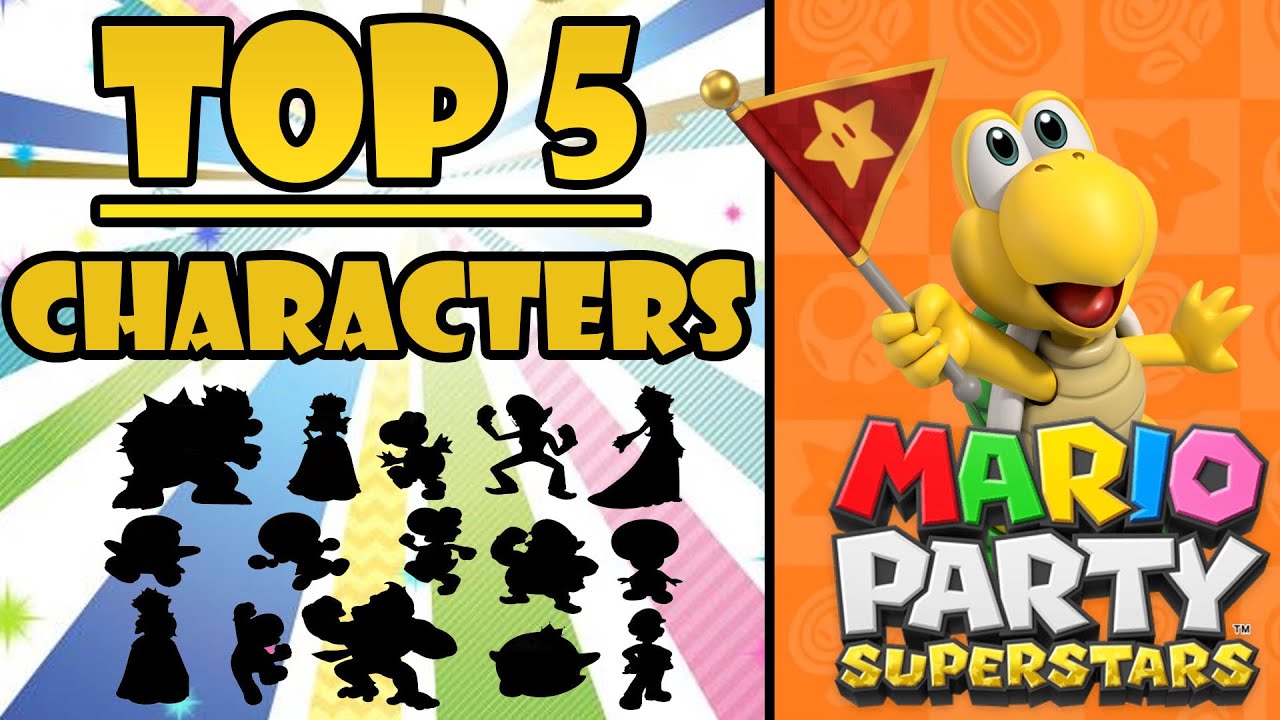 Mario Party Super TOP 5 DLC/UNLOCKABLE CHARACTERS
