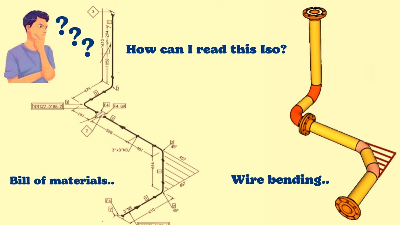 PIping Isometric Reading. How I can learn Pipe Iso Drawing Easy Method?