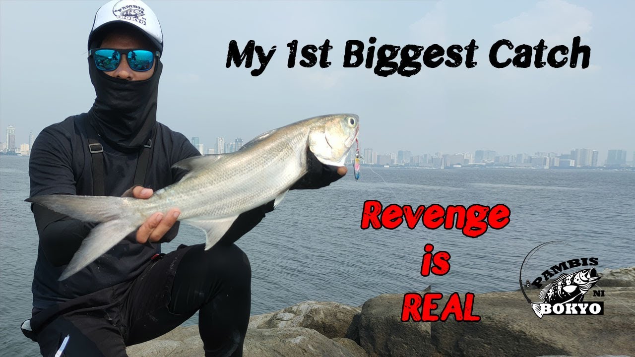 My Best threadfin Salmon catch/Halang Brake Water/Manila Bay