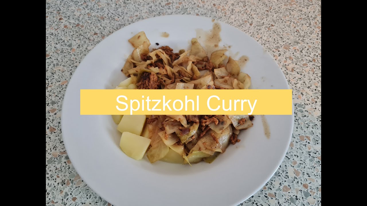 Spitzkohl Hack Curry / Leckere Spitzkohl Pfanne