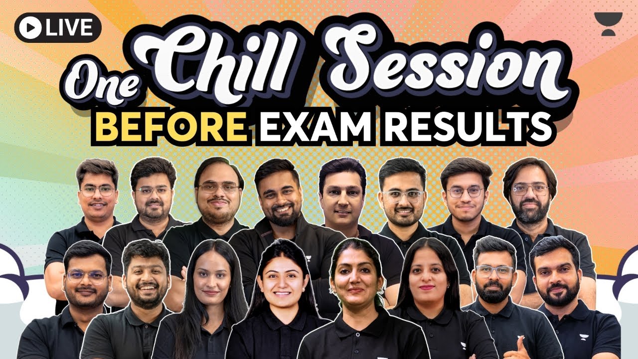 Chill Session Before Exams Results CA Foundation Jan 2026 Exams