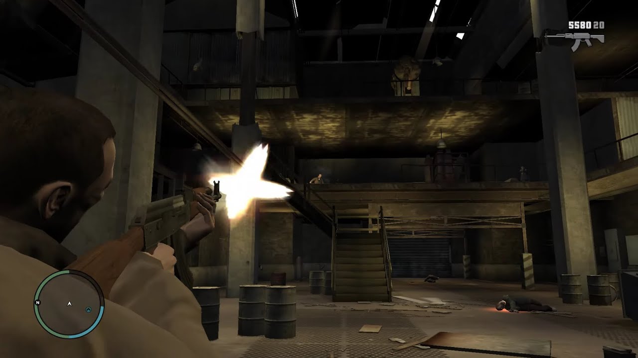 GTA 4 - Saving Roman Bellic + Six Star Escape