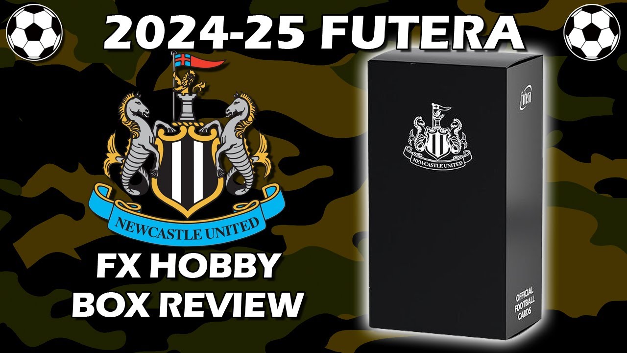 Обзор футбольной команды Futera FX Newcastle Hobby Box 2024-25
