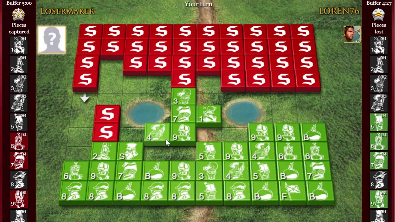 Stratego - Ranked game #08 - LOREN76 vs Losermaker