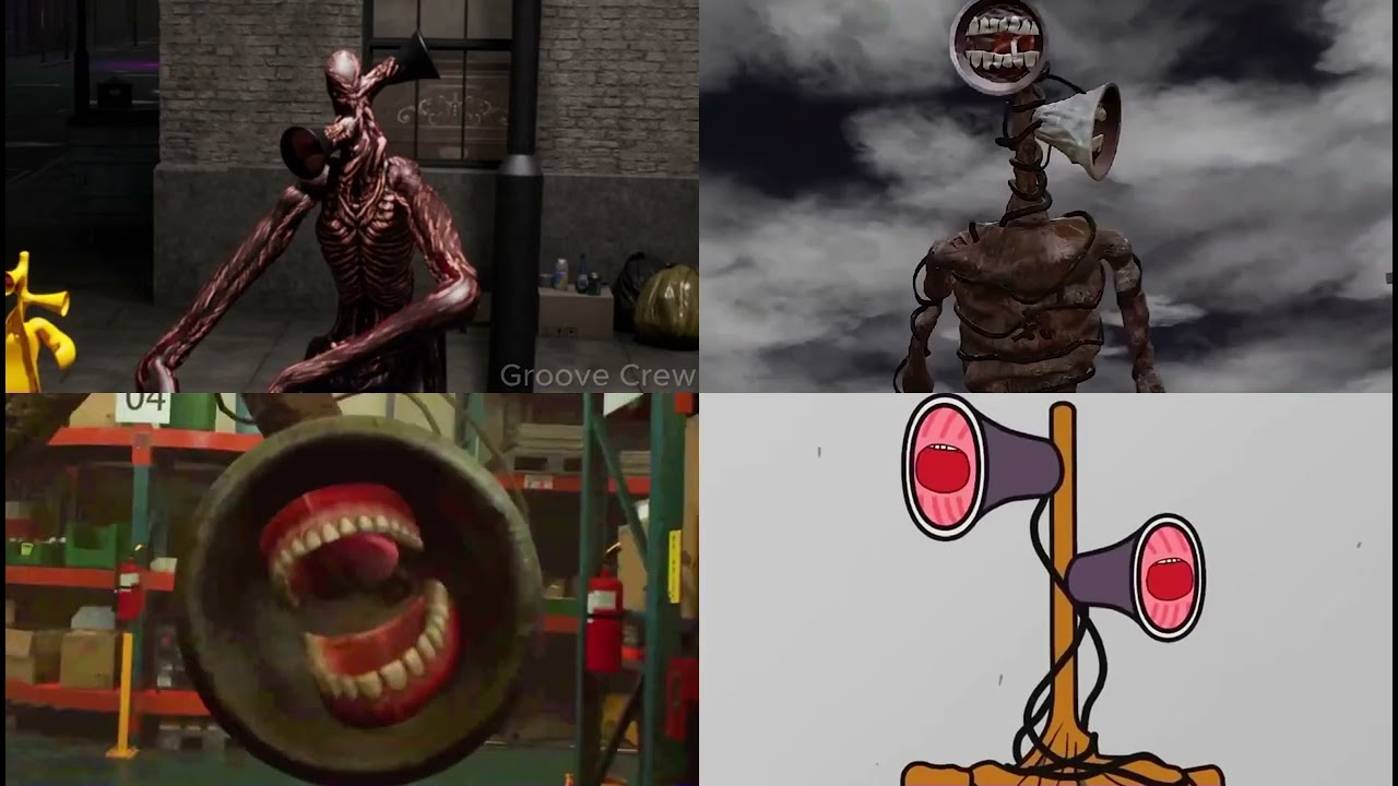 Siren head coffin dance meme scary #sirenhead #coffindance 