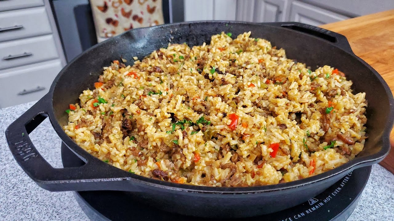 Каджунский грязный рис