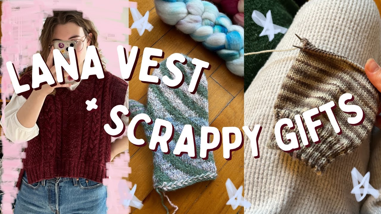 my favourite new knit, scrap yarn gift ideas, & ambitious knitting plans // knitting podcast 34