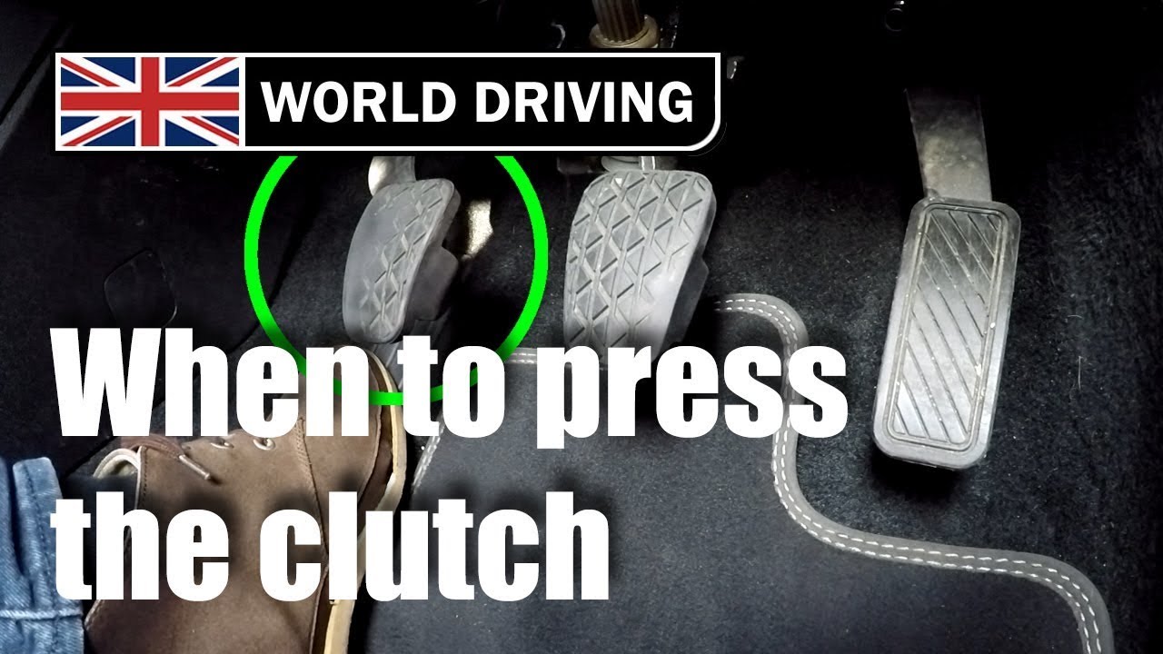 When To Press the Clutch - Driving Lesson for Beginners