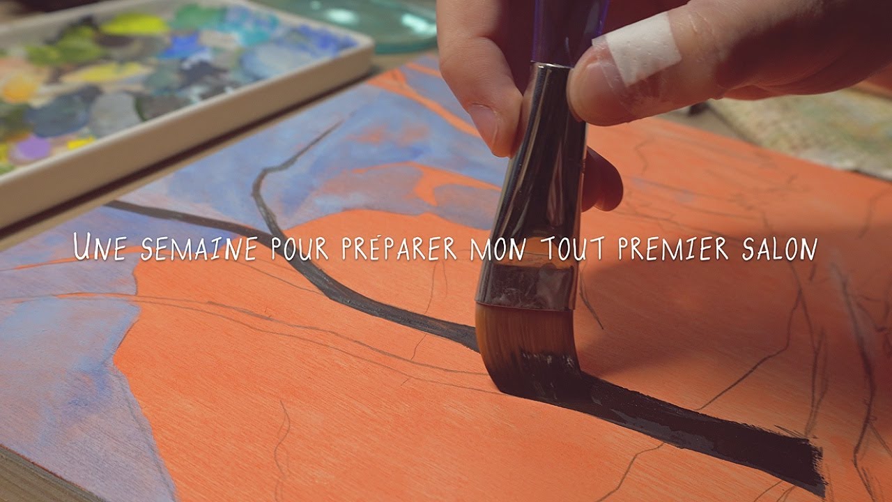 1 SEMAINE POUR PEINDRE UN MAXIMUM ? Préparation salon ARTEM et puces de l’illu #13