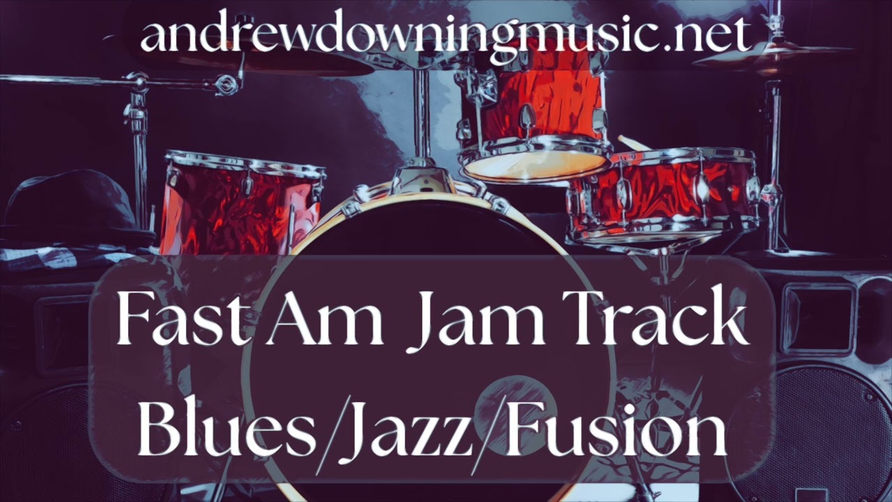Fast Am Blues/Jazz/Fusion Jam Track (120 bpm)