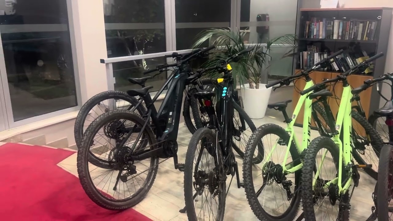 Bikes for hire at the hotel in Orebić 