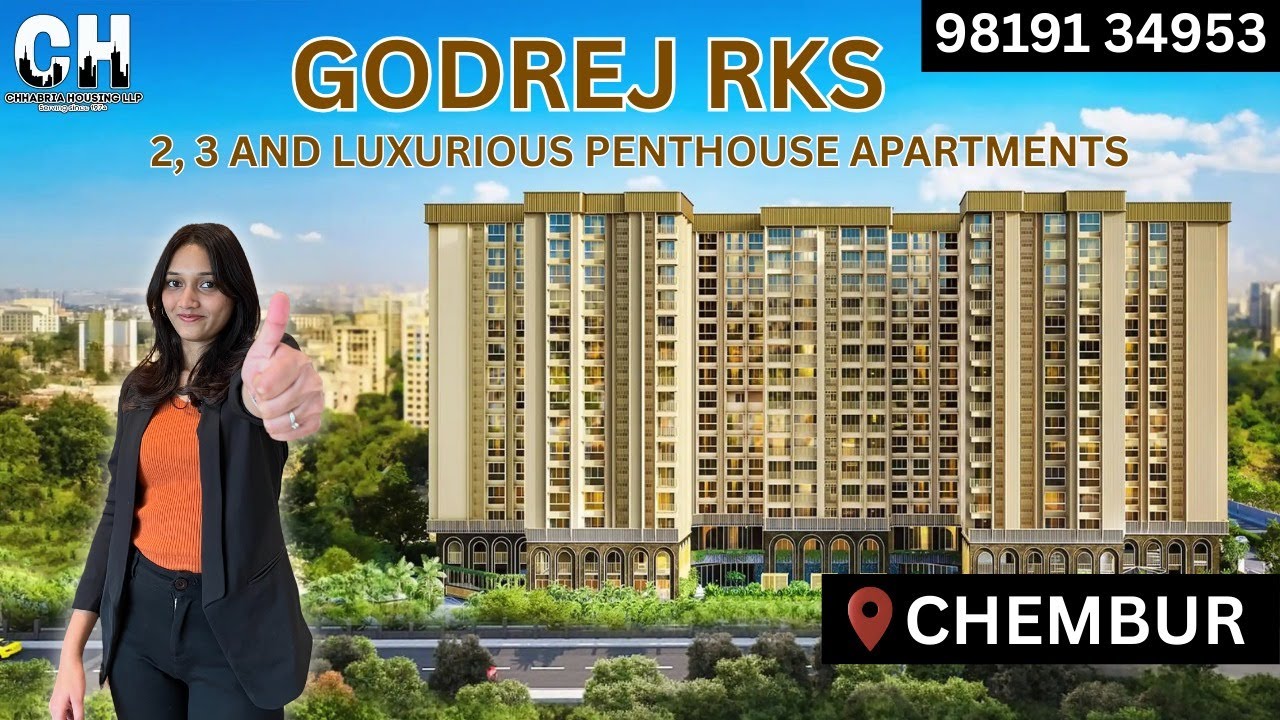 Godrej RKS Chembur | Luxury 3BHK & Penthouse Living in Mumbai | Luxurious Penthouse Tour