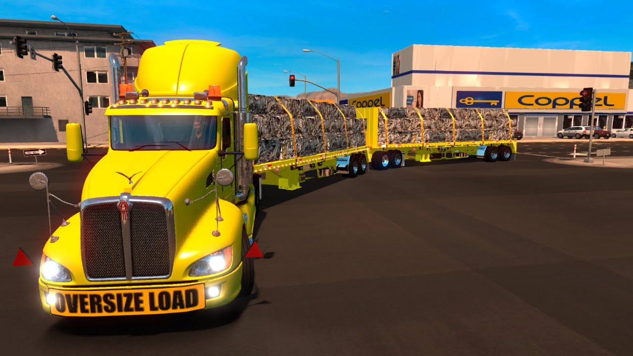 Kenworth T660 | Doble Remolque Planas Ferbus con Pacas de Chatarras | Sonora México