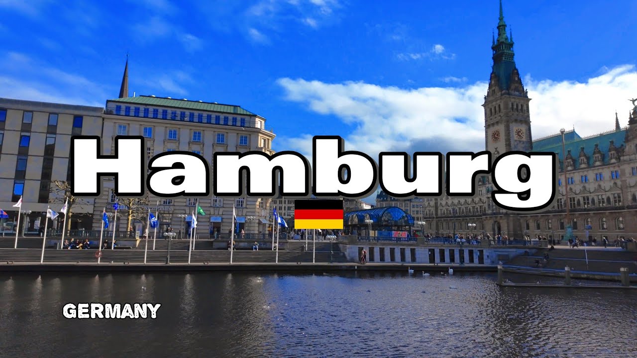 Hamburg Germany 🇩🇪 Walking Tour | Exploring the Beautiful Streets, Canals & Landmarks in 4K