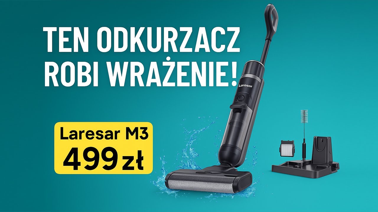 Laresar M3 odkurzacz i mop w jednym! Test, recenzja hitu z AliExpress 🔥 - LowcyChin.pl