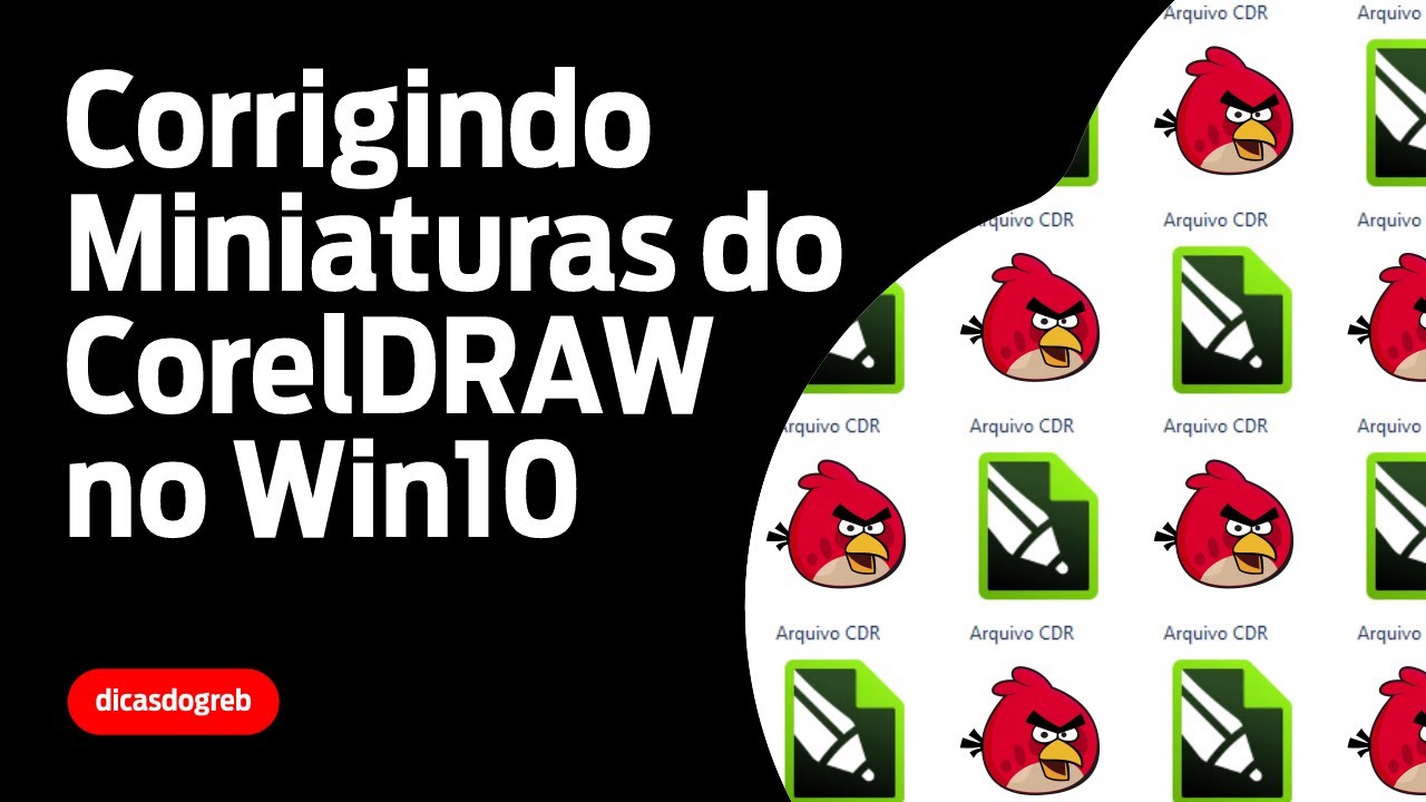 Corrigir Visualização de Miniaturas do CorelDRAW no Windows 10