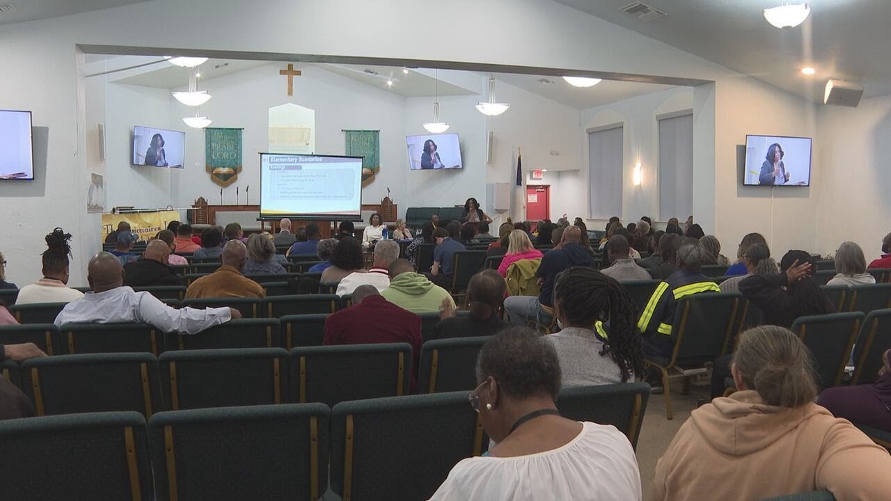 Community voices concerns over proposed Alachua County school closures at East Gainesville town hall