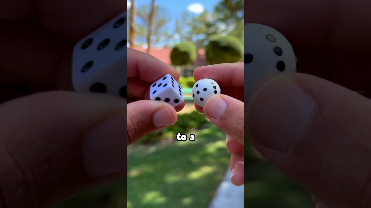 what circular dice look like