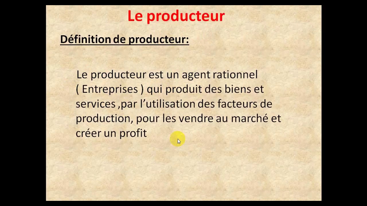 Microéconomie S2 partie 1 