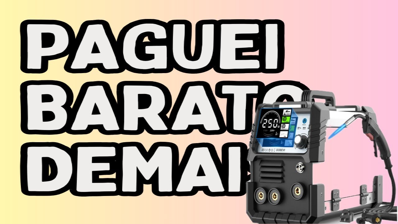 Mquina Solda Inversor IGBT 250a Sem Gs 3 Em 1 Multifuncional 110v220v Dobevi