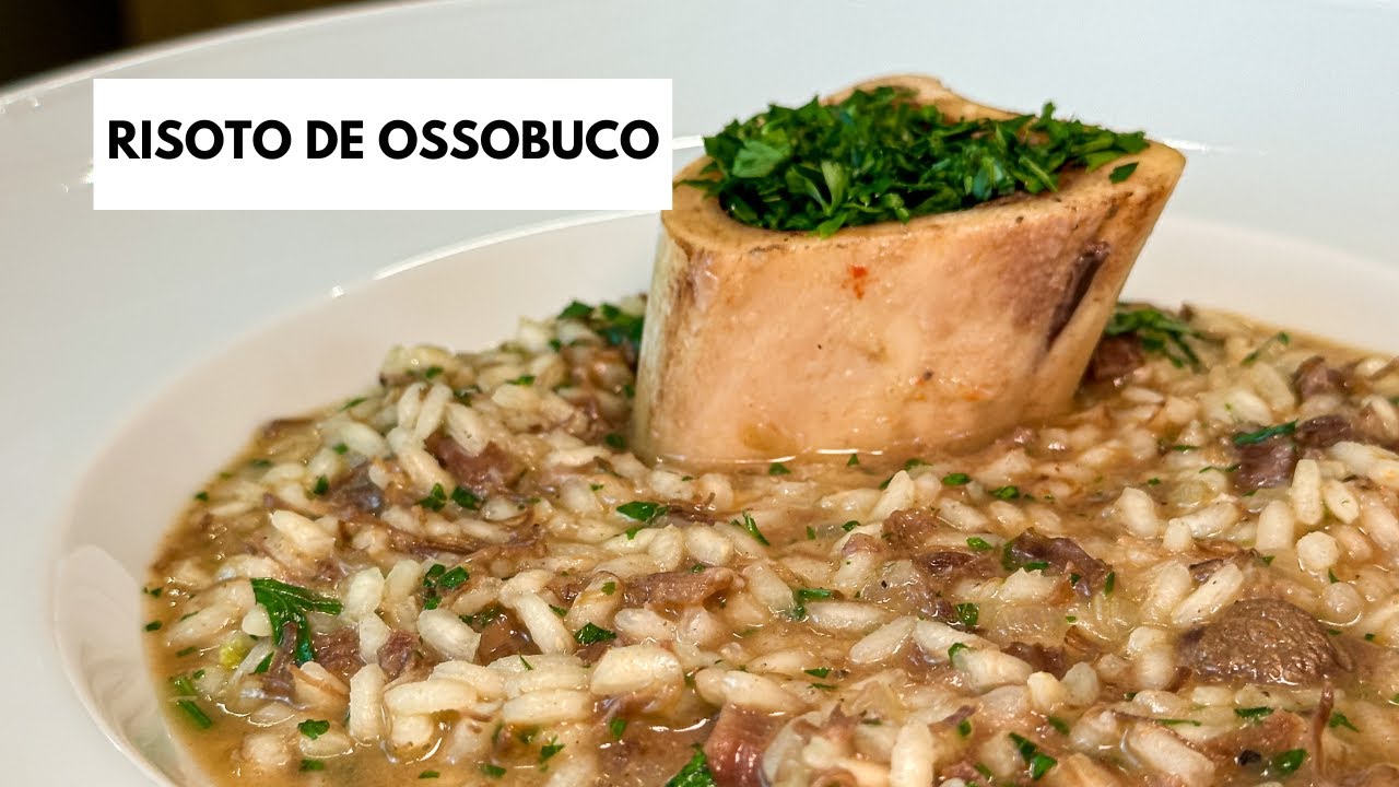 RISOTO DE OSSOBUCO ABSURDAMENTE SABOROSO! - RECEITA